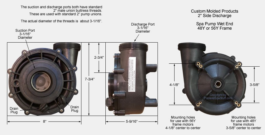 4HP 48 OR 56 FRAME WET END