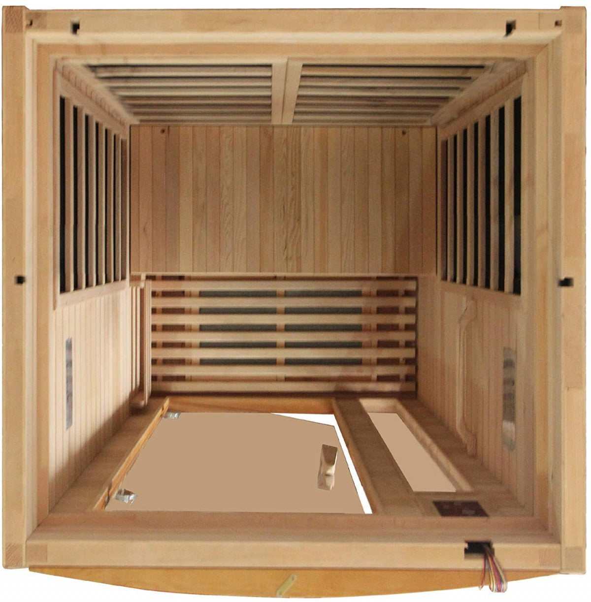 DYNAMIC GDI-6106-01-EL ELITE NATURAL FINISH ULTRA LOW EMF 1-2 PERSON FAR INFRARED SAUNA