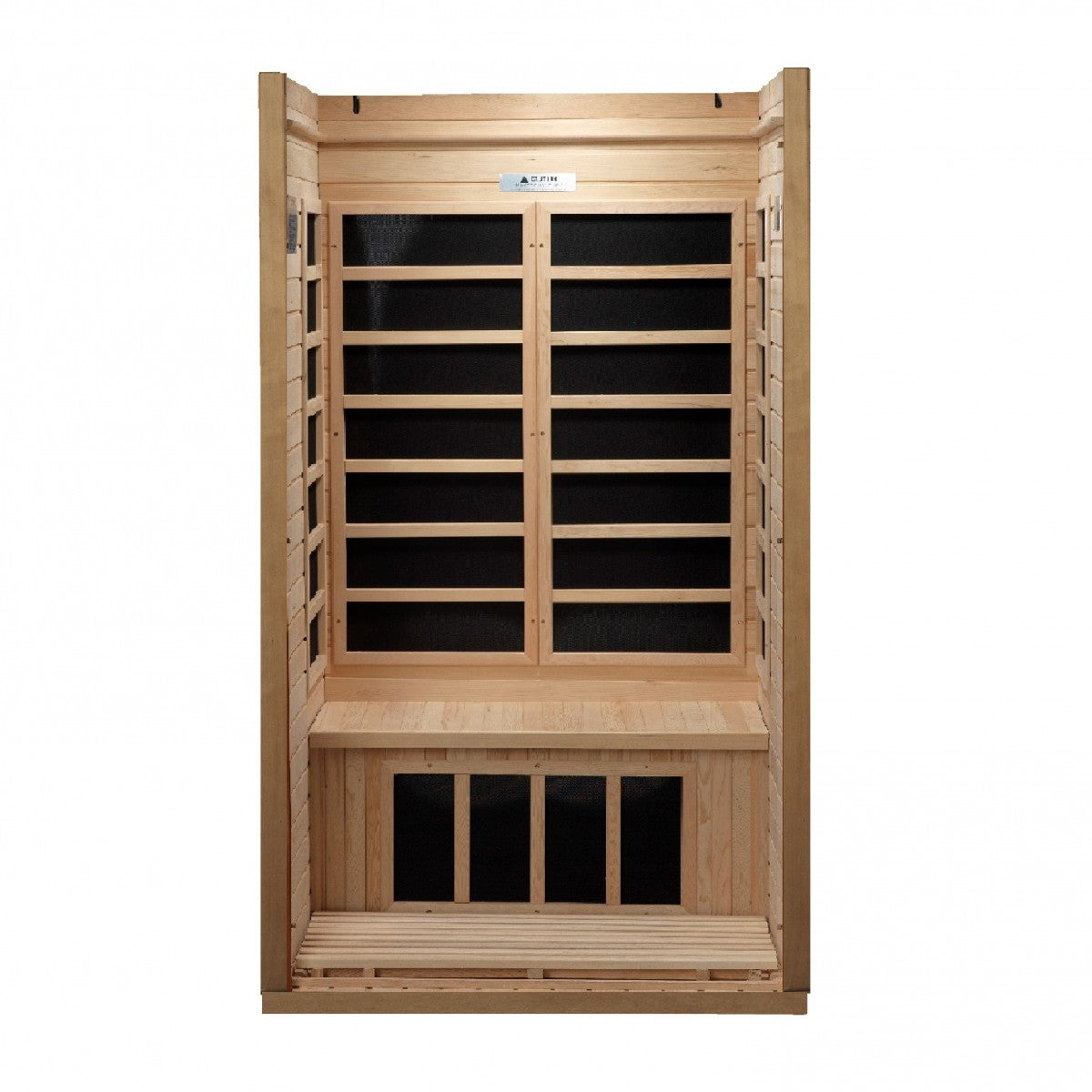DYNAMIC GDI-6106-01-EL ELITE NATURAL FINISH ULTRA LOW EMF 1-2 PERSON FAR INFRARED SAUNA