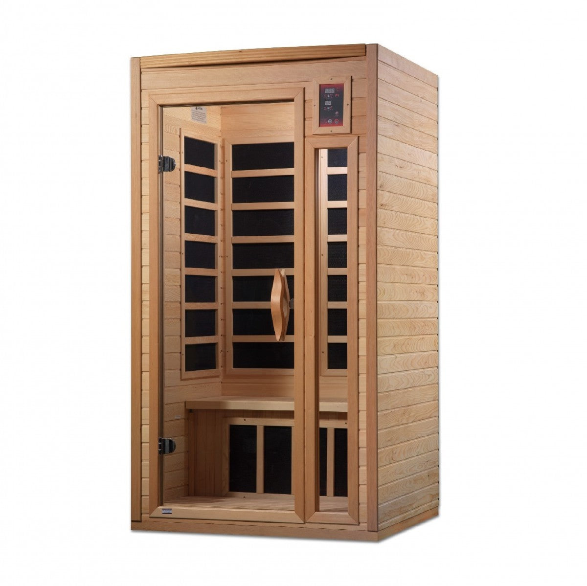 DYNAMIC GDI-6106-01-EL ELITE NATURAL FINISH ULTRA LOW EMF 1-2 PERSON FAR INFRARED SAUNA