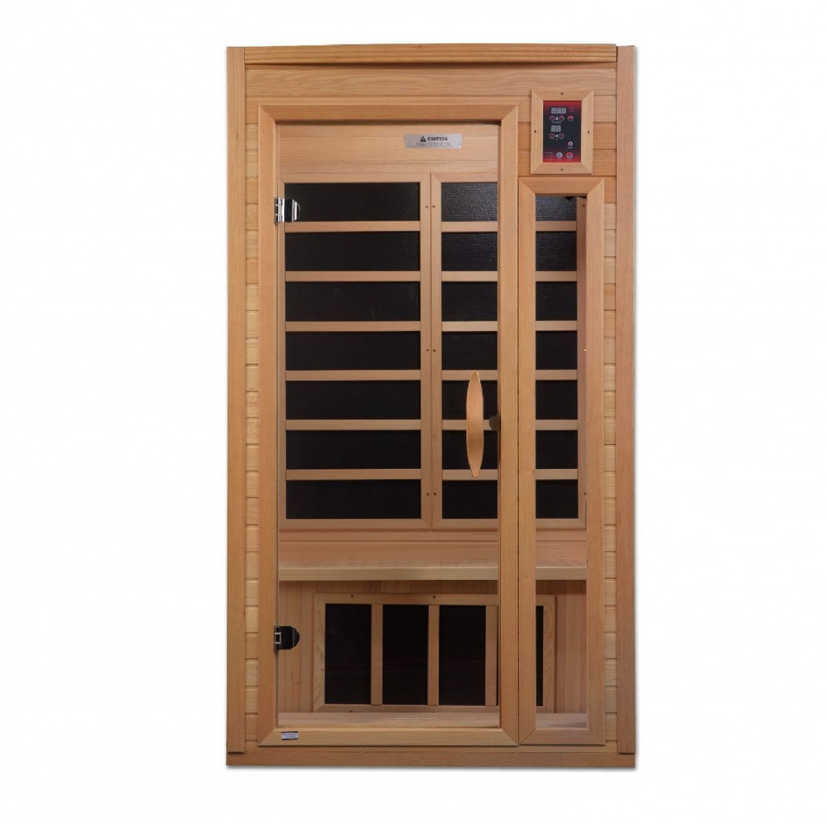 DYNAMIC GDI-6106-01-EL ELITE NATURAL FINISH ULTRA LOW EMF 1-2 PERSON FAR INFRARED SAUNA