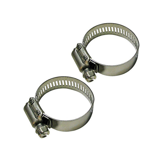 MEDIUM STAINLESS STEEL CLAMPS 1 3/4" - SET OF 2